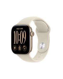 Apple Watch Series 12 GPS 42mm  Aluminum Case With Sand Sport Band - M/L (MJEE4X/A) - Light Gold