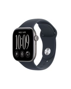 Apple Watch Series 12 GPS 42mm  Aluminum Case With Navy Blue Sport Band - M/L (MJE94X/A) - Space Grey