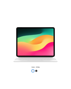 Magic Keyboard for iPad Air 13 (M2) - US English - White (MJQL3ZA/A)