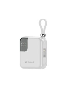 Hedonic 10000mah Lightning & USB-C Portable Battery (White) 3C&QRcode