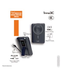 inno3C KH-99 7 in 1 Magnetic Fast Charging Power Bank 10000mAh (3C)