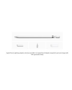 Apple Pencil (1st Generation) with adaptor (MQLY3ZA/A) (Compatible with iPad 6th Generation to 10th Generation)