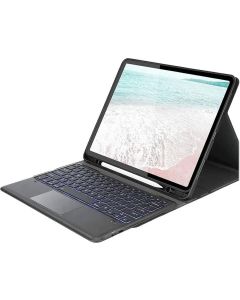 Bluetooth KB Case with Pencil Holder & Trackpad for iPad 11 Gen (DA-IPAD11KB05)(Compatible iPad A16)
