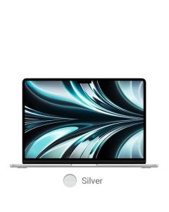 MacBook Air 13 inch: M2, 8C CPU, 8C GPU, 8GB, 256GB Storage - Silver (MLXY3ZP/A)