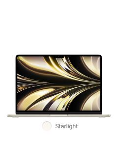 MacBook Air 13 inch: M2, 8C CPU, 8C GPU, 8GB, 256GB Storage - Starlight (MLY13ZP/A)