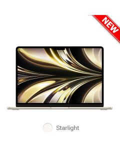 13-inch MacBook Air : M2, 8C CPU, 8C GPU, 8GB, 256GB Storage - Starlight (MLY13ZP/A)