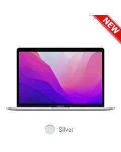 13-inch MacBook Pro : M2, 8C CPU, 10C GPU, 8GB, 512GB Storage - Silver (MNEQ3ZP/A)
