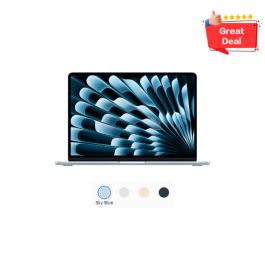 MacBook Air 13 inch: M4, 10C CPU, 8C GPU, 16GB, 256GB