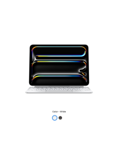 Magic Keyboard for iPad Pro 11-inch (M4 and M5) - US English - White (MWR03ZA/A)